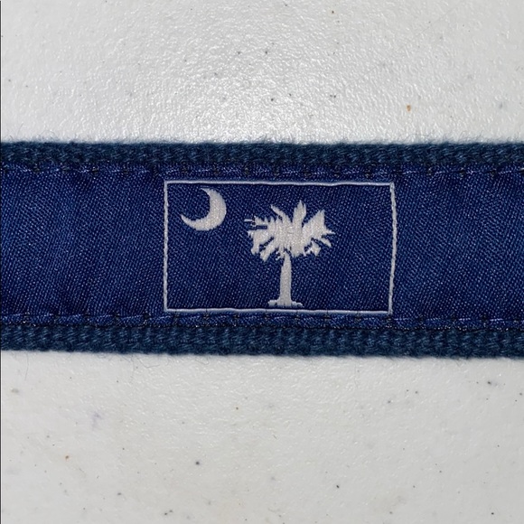 COUNTRY CLUB PREP

SOUTH CAROLINA LEATHER TAB BELT - Picture 4 of 6